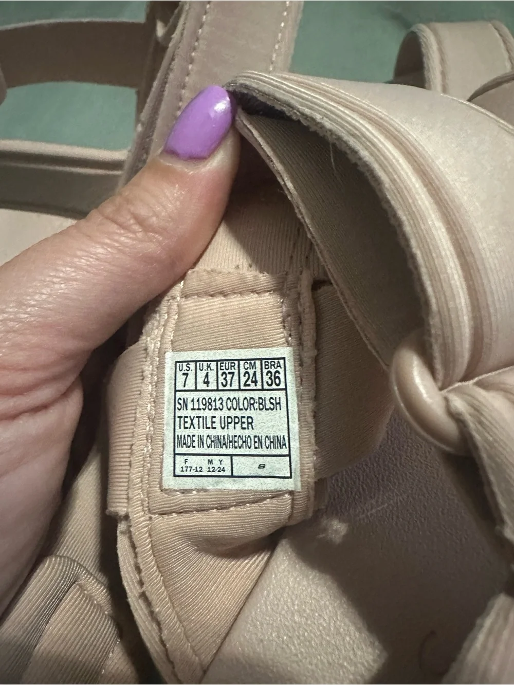 Skechers Pink Platform Sport Sandals